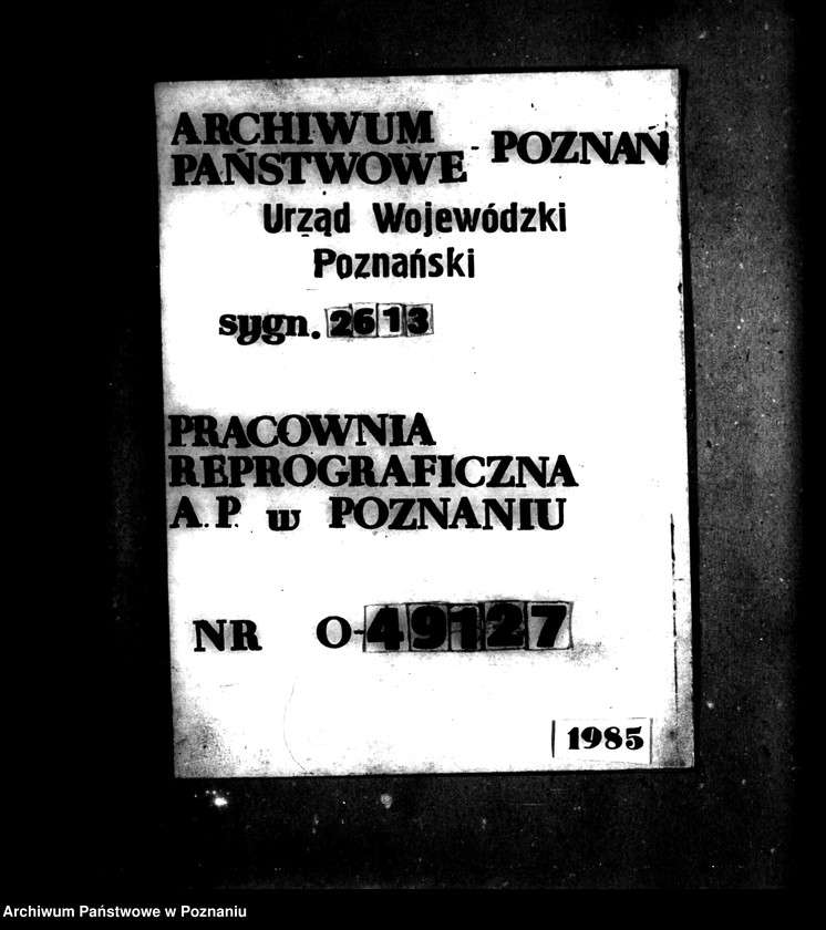 Obraz 1 z jednostki "Majątek Jankowo powiatu mogileńskiego przymusowy wykup"