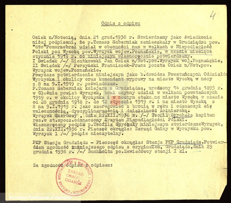 Obraz 18 z jednostki "Życiorysy powstańców wielkopolskich: S - tom l /Saberniak Tomasz - Sieradzki Piotr/."