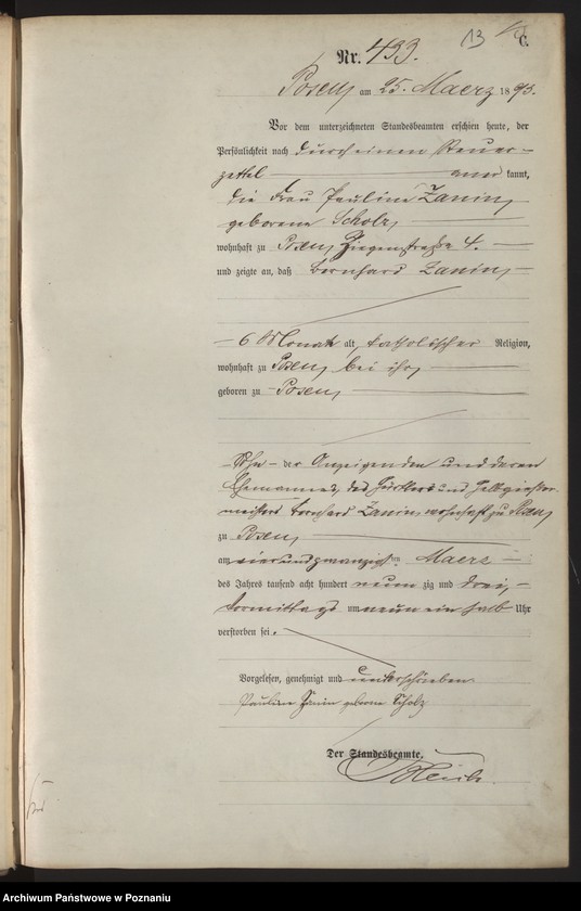 Obraz 16 z jednostki "Księga zgonów t. II"