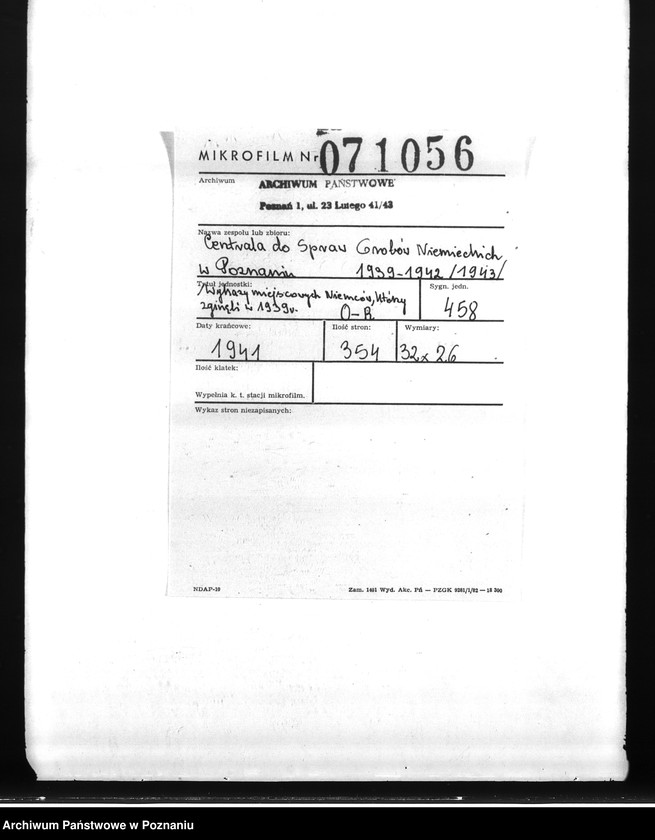 Obraz 2 z jednostki "Wykazy miejscowych Niemców, którzy zginęli w 1939 roku Q - R"