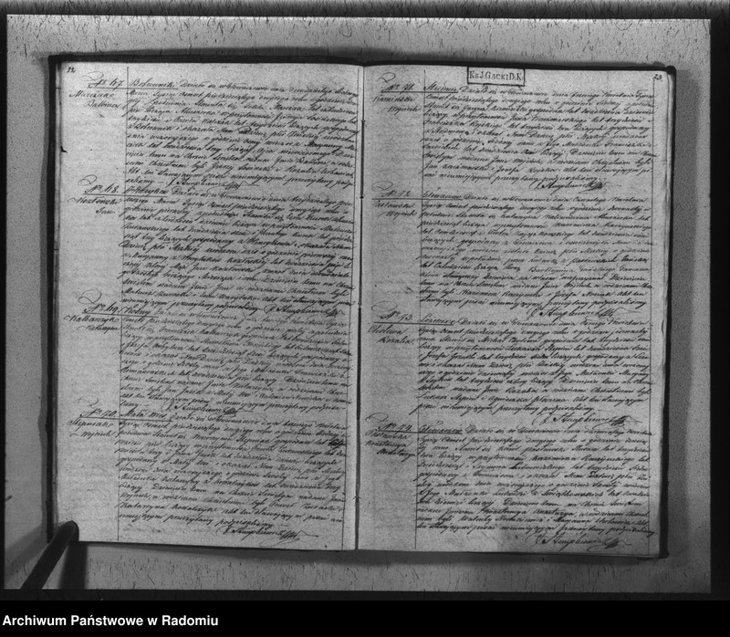 image.from.unit.number "Duplikat akt urodzonych, zaślubionych i zmarłych z parafii Głowaczów w roku 1852"