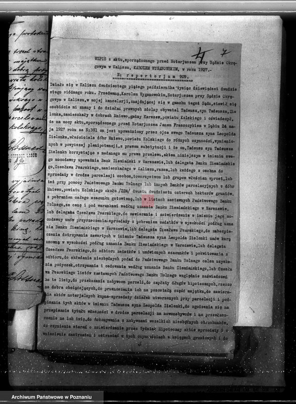 Obraz 11 z jednostki "Przedłużenie terminu zalesienia gruntów leśnych w majątku Mniewo powiatu kolskiego gmina Karczew"