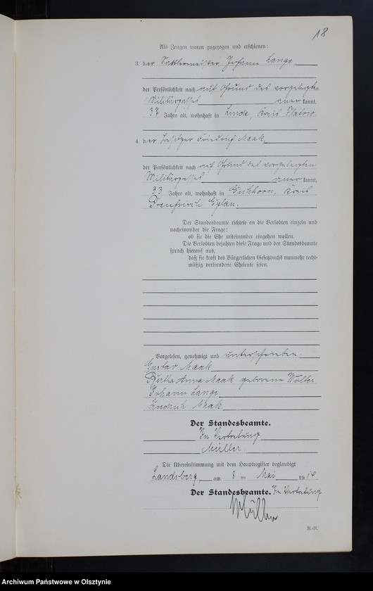image.from.unit.number "Heiraths-Neben-Register Nr 1 -16 [ Księga małżeństw- wtóropis ]"