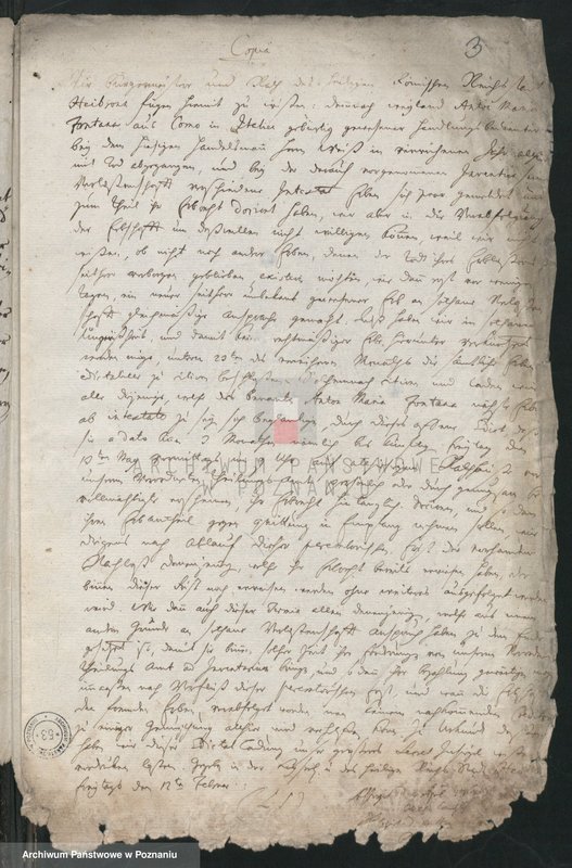 Obraz 4 z jednostki "Rekwizycja władz miasta Heilbronn w sprawie spuścizny po Antonim Maria Fontana z Como; język niemiecki"