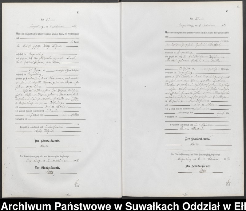 image.from.unit.number "[Sterbe-Neben-Register des Preussisches Standes-Amtes Angerburg Kreis Angerburg]"