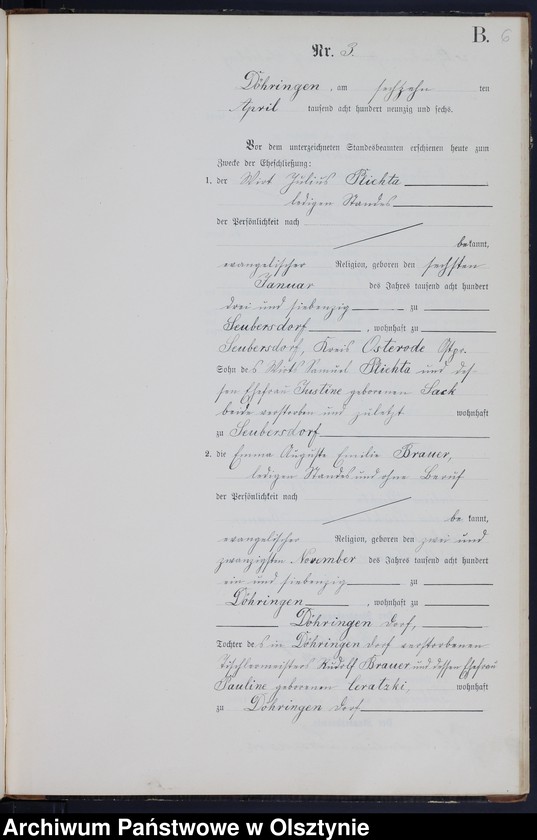 image.from.unit.number "Heiraths-Neben-Register Nr 1 - 21"