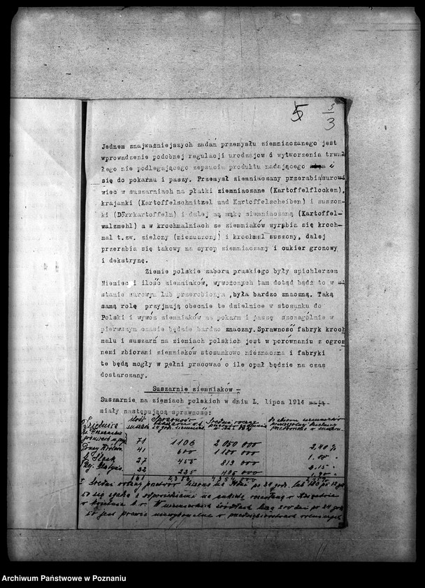 Obraz 6 z jednostki "Wykazy statystyczne, materiał i różne dane"