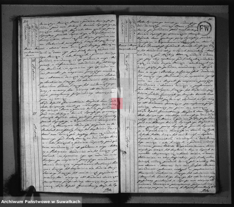image.from.unit.number "Akta urodzonych stanu cywilnego gminy seyneńskiey od 1-go stycznia 1817 roku."