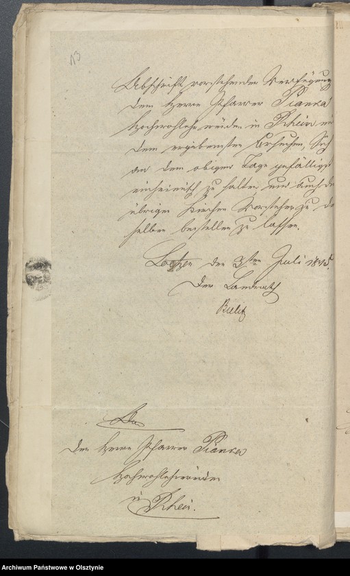 image.from.unit.number "Kirchliche Angelegenheien E. Cassen und Rechnungwesen Notaten Beantwortung"