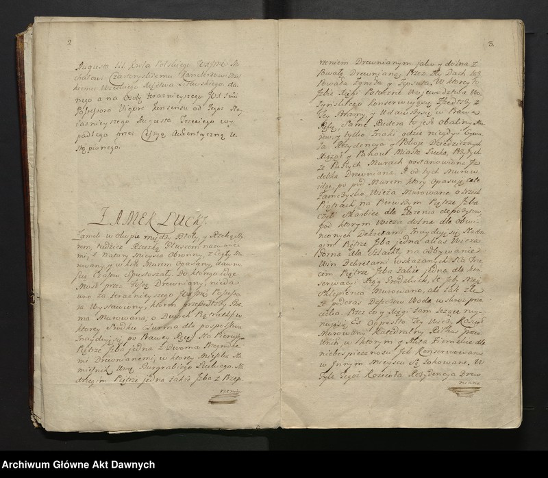 image.from.unit.number "Lustracya Starostwa w Woiewoddztwie Wołynskim Powiatach Łuckim i Włodzimierskim. Starostwo łuckie, starostwo włodzimierskie, starostwo kowelskie."