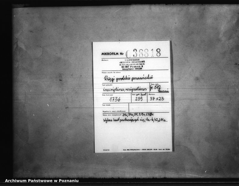 Obraz 2 z jednostki "Inscriptiones, resignationes [protocollon]"