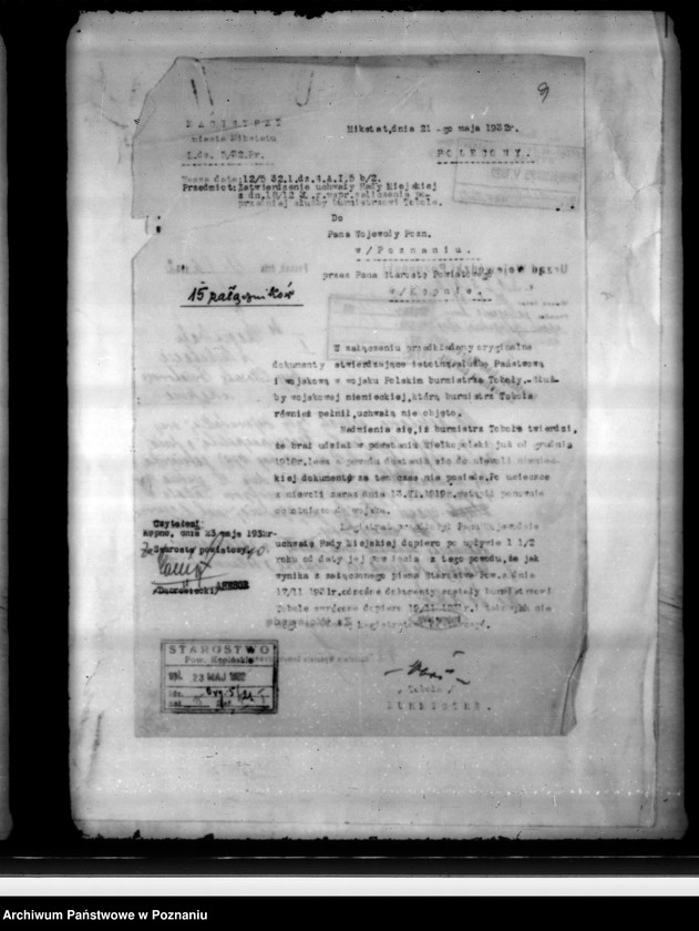 Obraz 13 z jednostki "Członkowie magistratu i radni miasta Mikstatu"