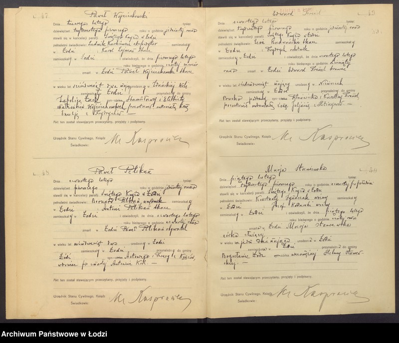 Obraz 15 z jednostki "Akta zgonów"