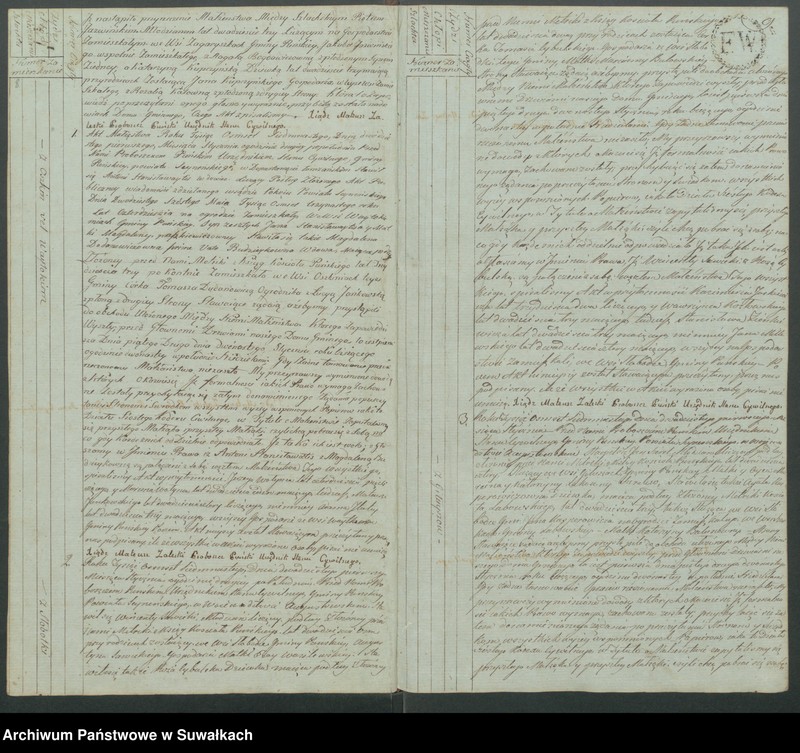 image.from.unit.number "Akta małżeńskie gminy puńskiey od 1-go stycznia do dnia ostatniego grudnia 1817 roku."