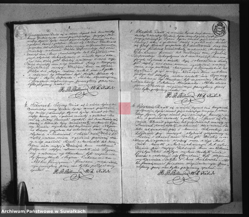 Obraz 4 z jednostki "Duplikat urodzonych, zaślubionych i umarłych parafii sejneńskiej z roku 1853"