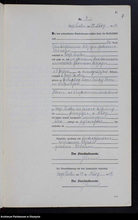 image.from.unit.number "Sterbe-Neben-Register Nr 1 - 21 [ Księga zgonów - wtóropis ]"
