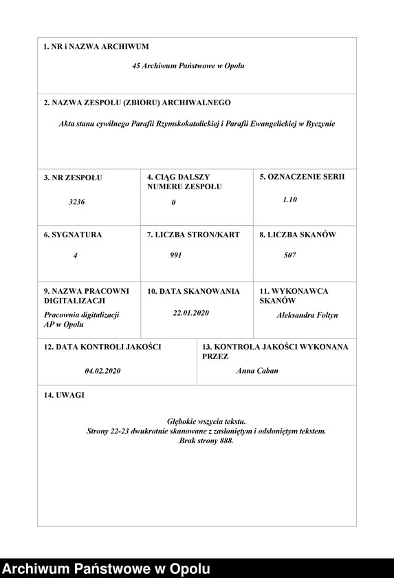 image.from.unit.number "Parafia Rzymskokatolicka w Byczynie - księgi chrztów 1794-1819, księgi ślubów 1794-1809 oraz księgi zgonów 1794-1818"