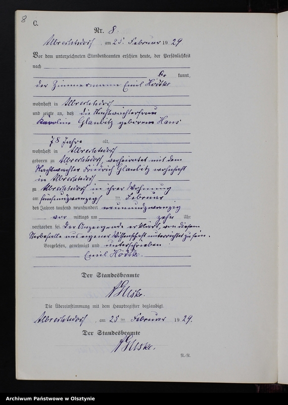 image.from.unit.number "Sterbe-Neben-Register Nr 1 - 31 [ Księga zgonów - wtóropis ]"