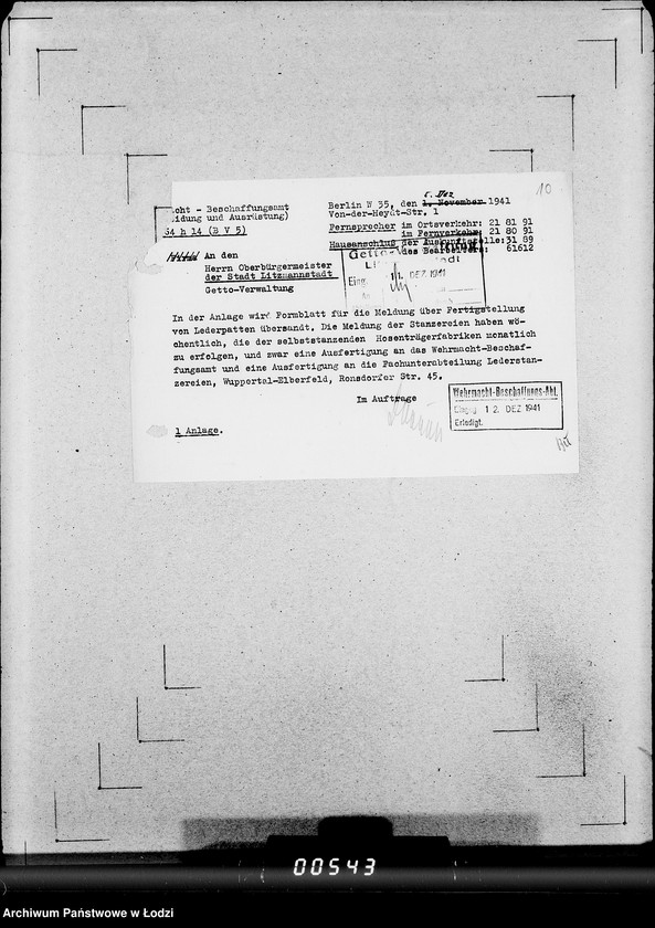 Obraz 14 z jednostki "Hosenträge-Palten [Zamówienia, rachunki, kalkulacje]"