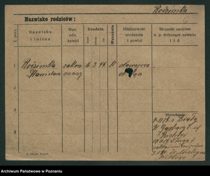 Obraz 8 z jednostki "Rodzinski - Rogaszewski"