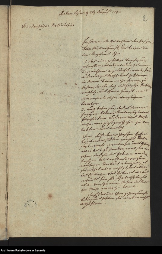 Obraz 4 z jednostki "[Die Sachen der Altesten des Müllergewerks in Betreff ihrer verschiedener zu Protokoll angebrachten Beschwerden]"