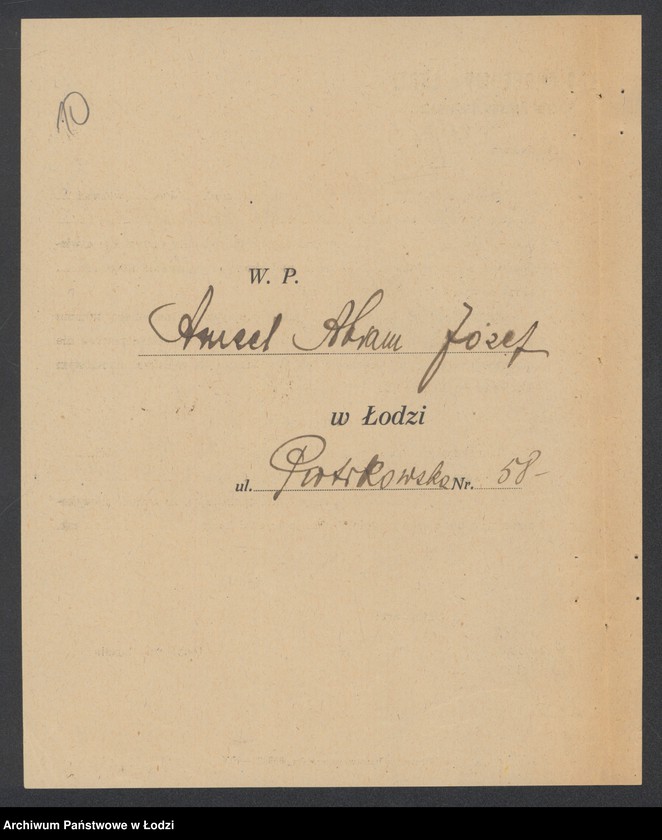 Obraz 12 z jednostki "Amzel Abram Józef- sprzedaż manufaktury i przędzy"