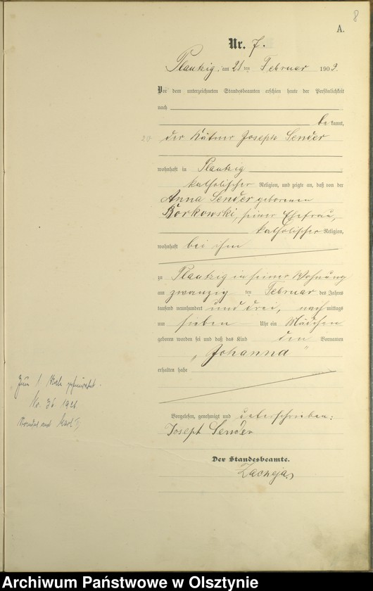 image.from.unit.number "Geburts-Haupt-Register Nr 1 - 43"