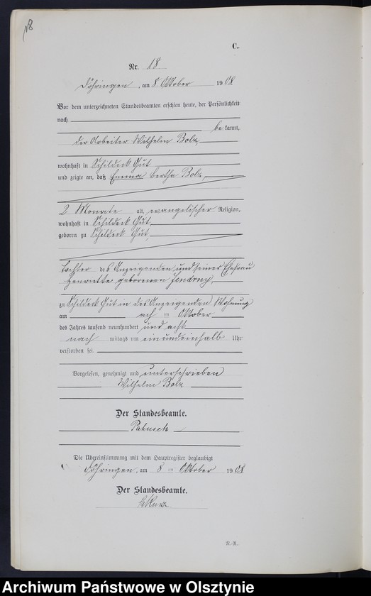 image.from.unit.number "Sterbe-Neben-Register Nr 1-26"