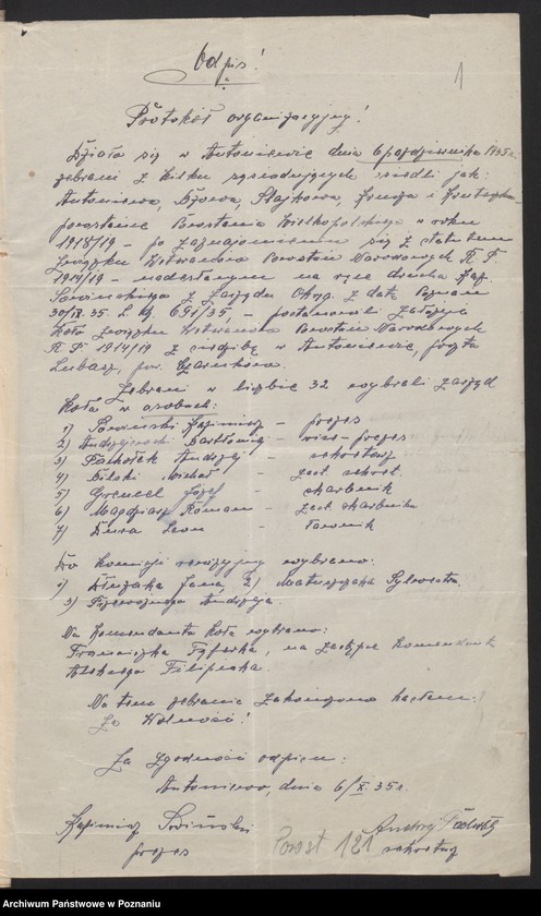 Obraz 8 z jednostki "Czarnków - akta delegata powiatowego."