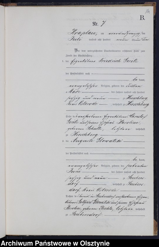 image.from.unit.number "Heiraths-Neben-Register Nr 1 - 13"