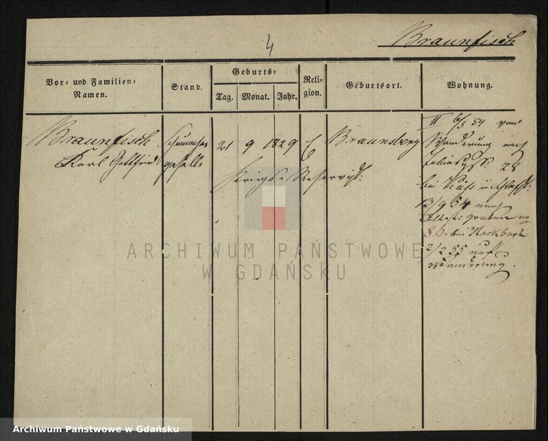 image.from.unit.number "Karty meldunkowe: Brauner - Bredull"