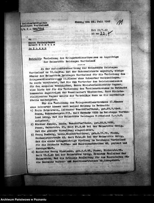 Obraz 17 z jednostki "Posener Kleinwohnungsbau- Gesellschaft mit beschränkter Haftung"