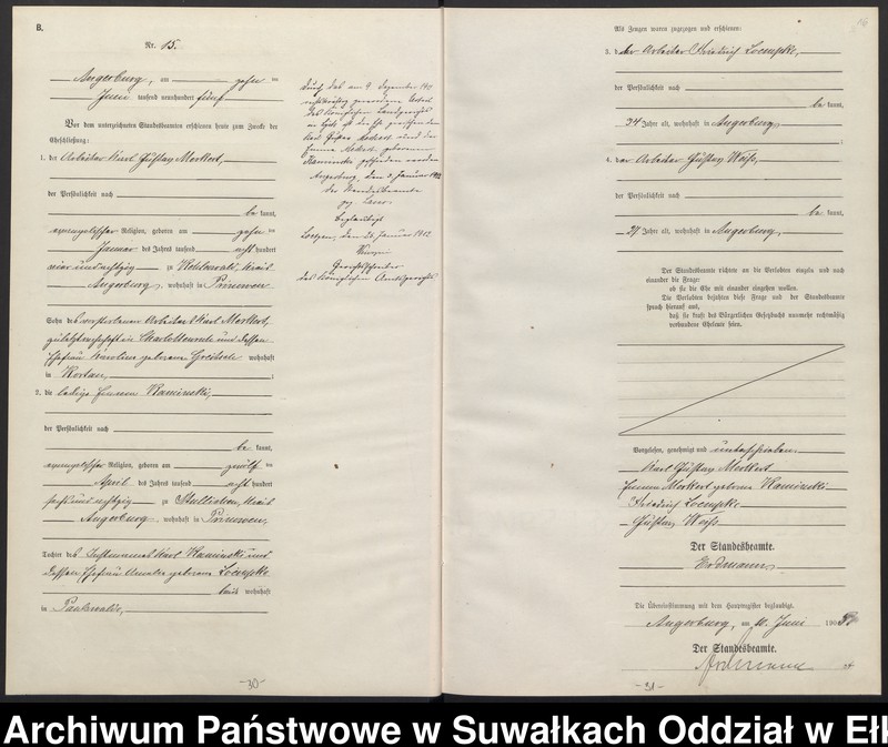 image.from.unit.number "Heirats-Neben-Register des Preussischen Standes-Amtes Angerburg Kreis Angerburg"