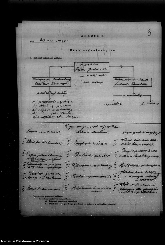 Obraz 9 z jednostki "Kwestionariusz Parowej Przędzalni Włosia i Mechanicznej Tkalni Pasów Parcianych St. Jaskowskiego w Rawiczu"