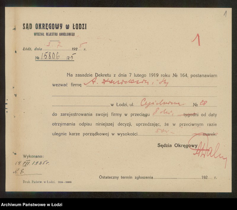 Obraz 3 z jednostki "Aron Dawidowicz- ekspedycja przewozowa i paczek pocztowych"