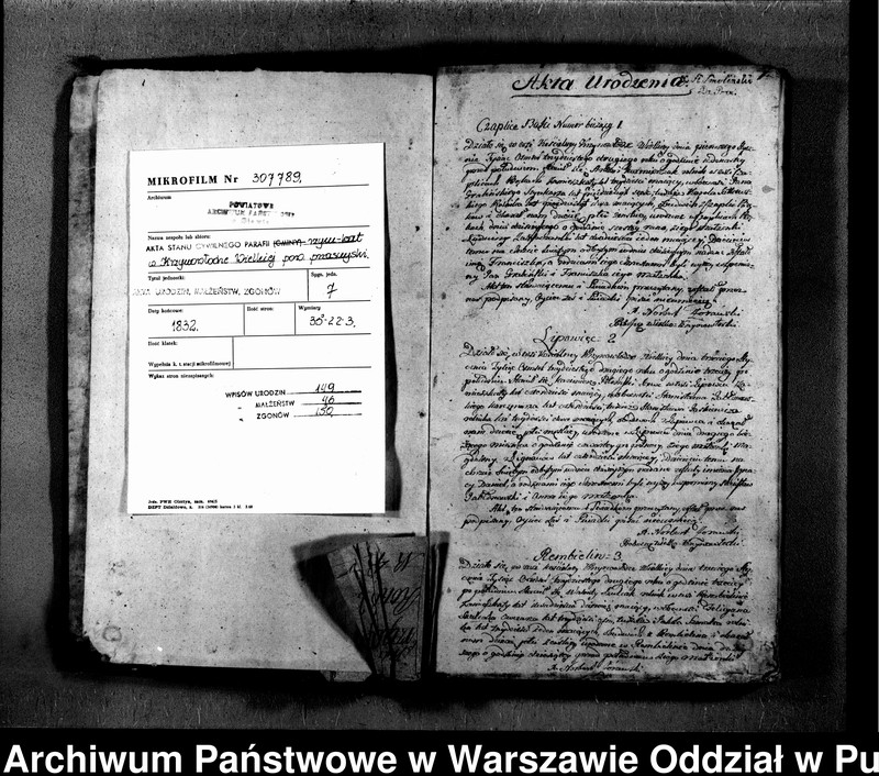 image.from.unit.number "Akta urodzeń, małżeństw i zgonów"