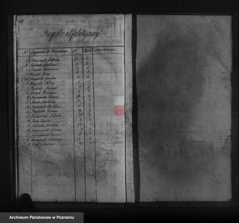 Obraz 19 z jednostki "Liber baptisatorum, copulatorum, mortuorum"