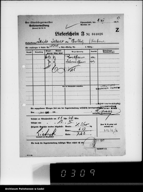 Obraz 15 z jednostki "Lebensmitteleinkauf. Aufträge, [Lieferscheinen und Rechnungen] 18051-18110"