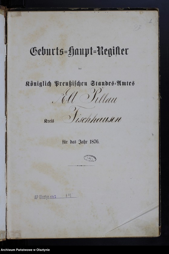 image.from.unit.number "Geburts-Haupt-Register Tom I,Nr 1 - 106"
