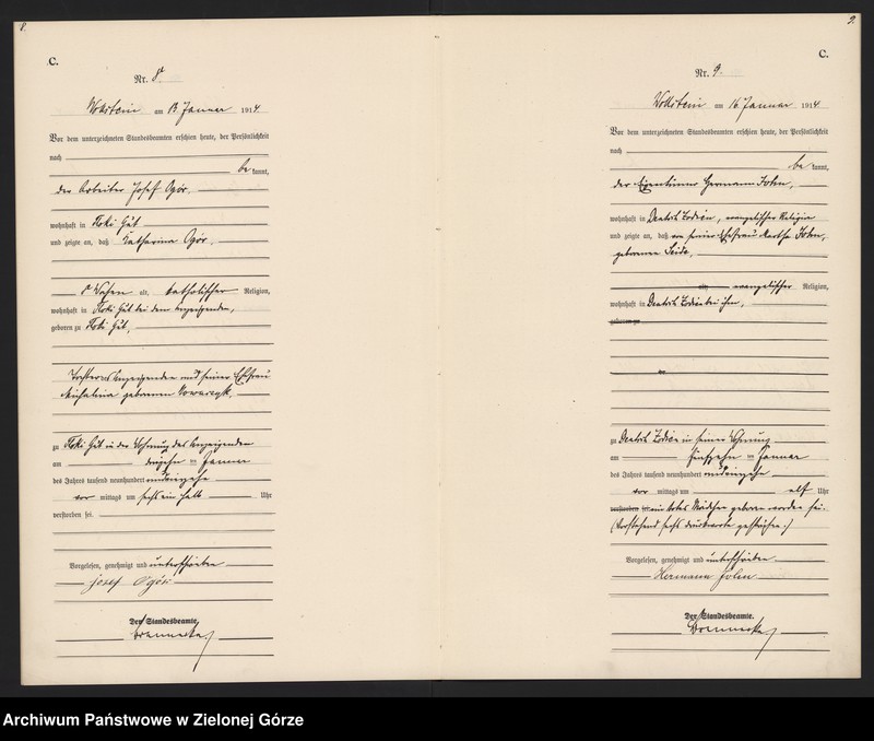 Obraz 7 z jednostki "[Księga zgonów- Wolsztyn wieś]"