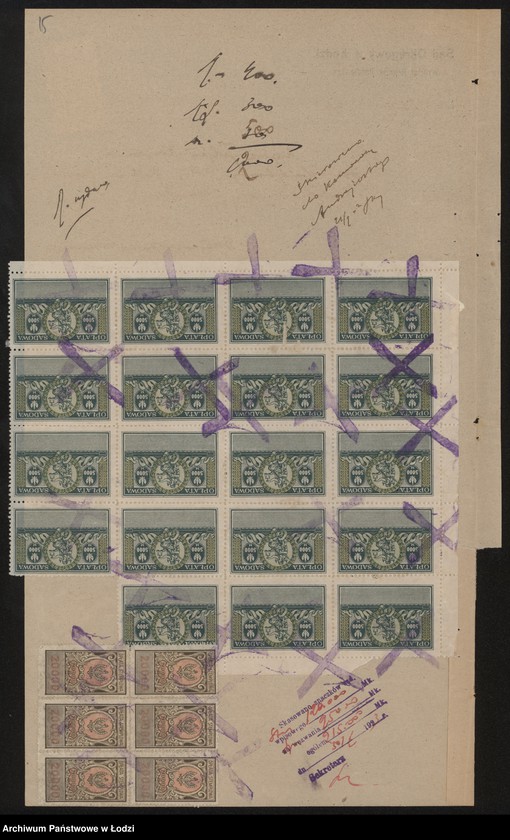 Obraz 17 z jednostki "Baumgartner i Krakowski- wykańczalnia, farbiarnia i tkalnia"