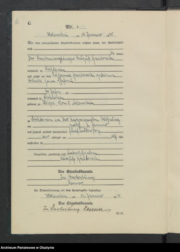 image.from.unit.number "Sterbe-Neben-Register Nr 1 - 92"