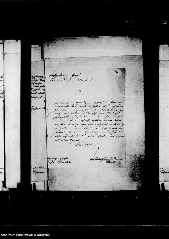 image.from.unit.number "/Geschäftsbriefe an den Kammerherrn Oberlandhofmeister Ahasver Heinrich Gf. Lehndorff/"