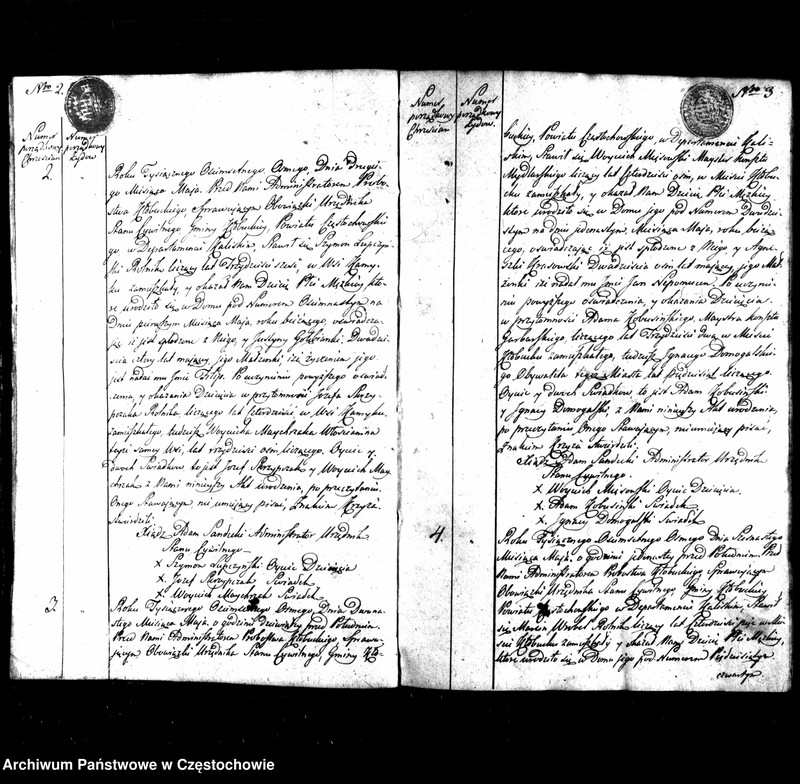 image.from.unit "Księga [akt] urodzeń gminy Kłobuck, powiatu częstochowskiego [od 2 maja 1808 roku do 30 kwietnia 1809 roku]"