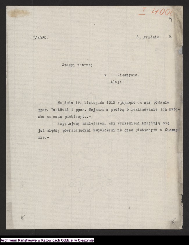 image.from.unit.number "[Korespondencja Rady Narodowej Księstwa Cieszyńskiego]"