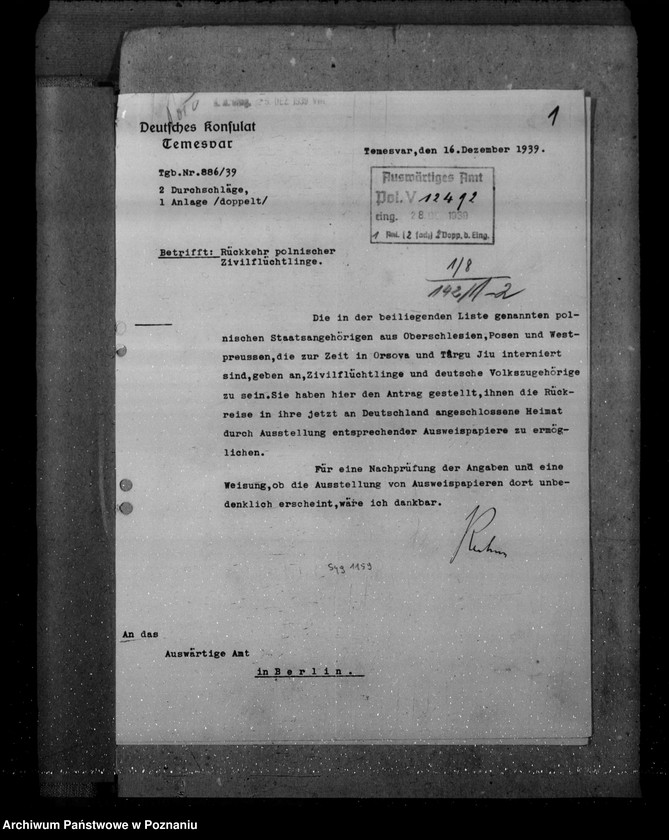 Obraz 5 z jednostki "Polnische Internierte aus Litauen und Ungarn"