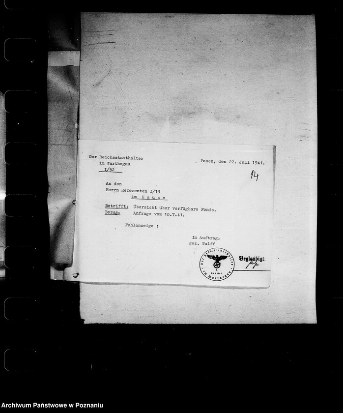 Obraz 18 z jednostki "Kontrola funduszów, będących do dyspozycji"