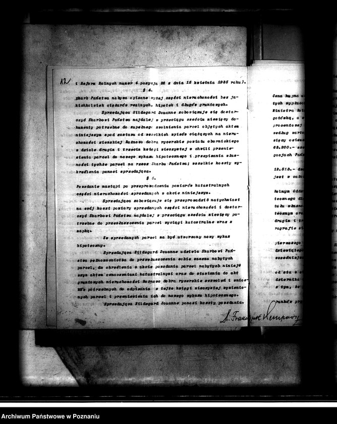 Obraz 16 z jednostki "Majątek Rożnowo powiatu obornickiego nabycie nieruchomości w trybie w trybie art. 8 ustawy o wykonaniu reformy rolnej"