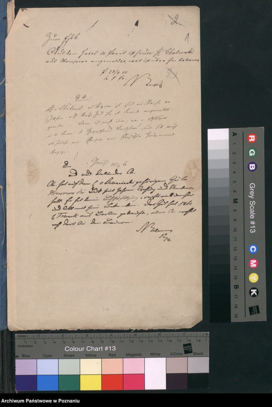 Obraz 4 z jednostki "A. betr. Auskunft über Inländer Lit. C /Namen-Rotulus vorgeheftet/"