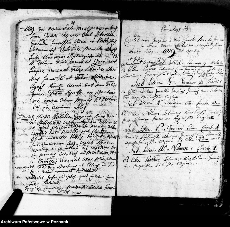 Obraz 20 z jednostki "Metrica copulatorum, baptisatorum, mortuorum"